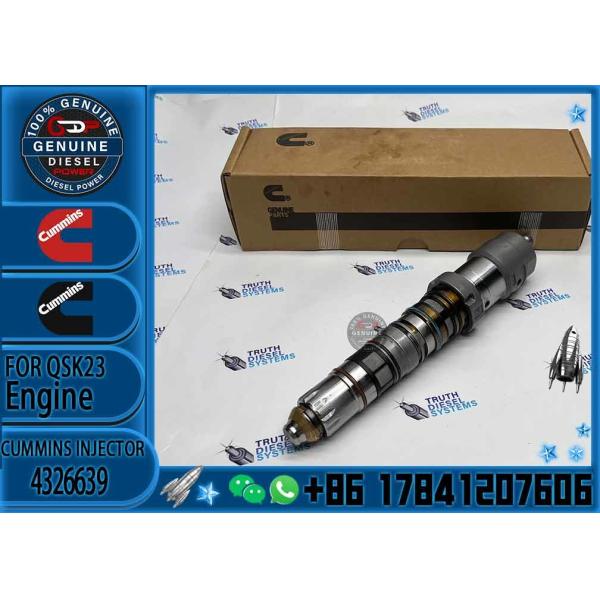 Buy Common rail injector fuel injecto 4088427 4326639 4326779 for QSK23 Excavator QSK23 QSK45 QSK60 at wholesale prices
