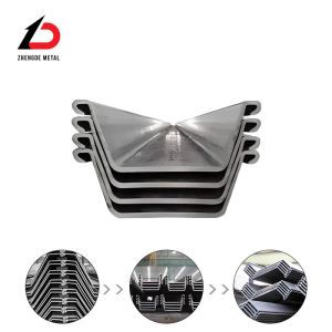 Flat Interlocking Pipe Pile AISI Standard Hot Rolled Sheet Pile