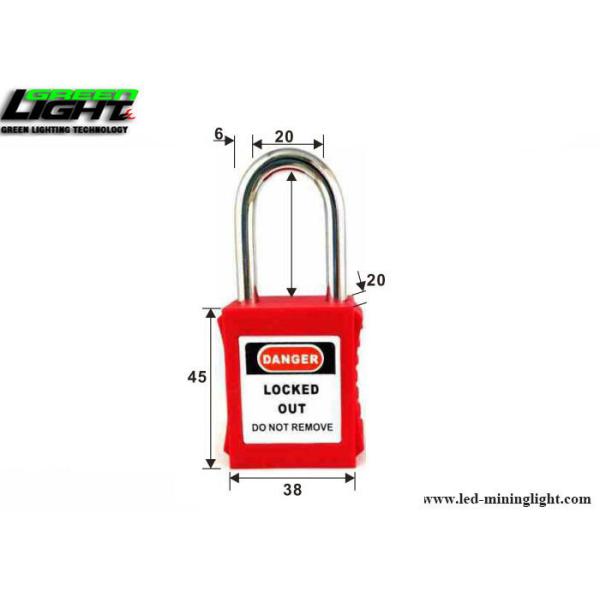 Buy 6 Pin 38mm Steel Shackle Nylon Safety Xenoy Padlocks at wholesale prices