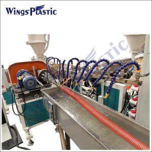 Plastic Pvc Spiral Suction Hose Pipe Extruder Making Machine Extrusion