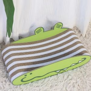 Quality Crocodile Cat Scratch Board - Resistant to Scratching and Non-Slippery - Large Space Cat Scratch Sofa - Ideal Tool for Cat Clawing for sale