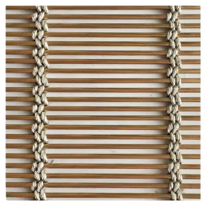 Professional Bending Processing Woven Steel Panels With Hemmed Edge Treatment