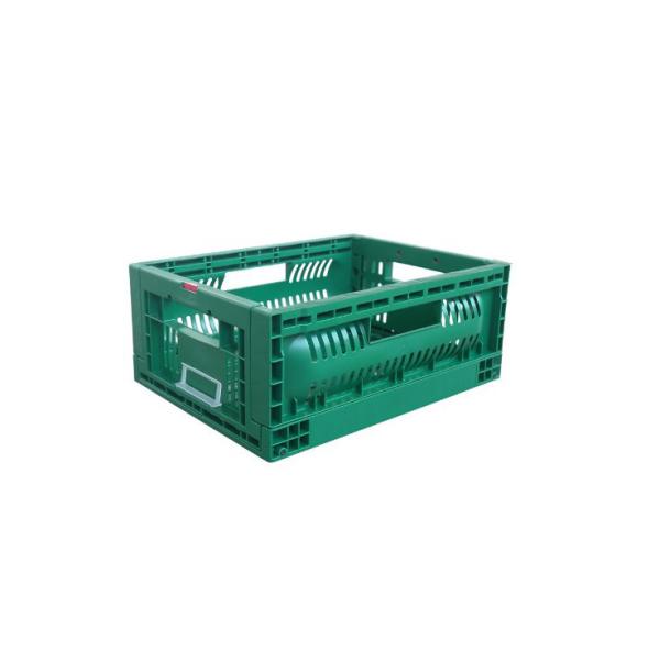 Foldable 400*300*38mm Reusable Virgin PP Storage Collapsible Plastic Vegetable
