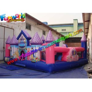 Amazing Fun Inflatable Amusement Park Princess Palace , Jumping Bouncer