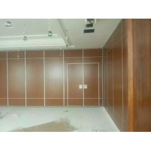 Sliding Movable Office Acoustic Room Dividers with Aluminium Track Melamine