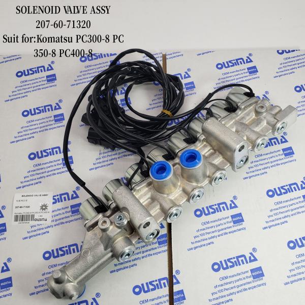 Solenoid Valve Assy 207-60-71320 for KOMATSU PC300-8 PC350-8 PC400-8