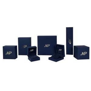 Bright Blue Luxury Jewelry Packaging Boxes Paper Costume Jewelry Box