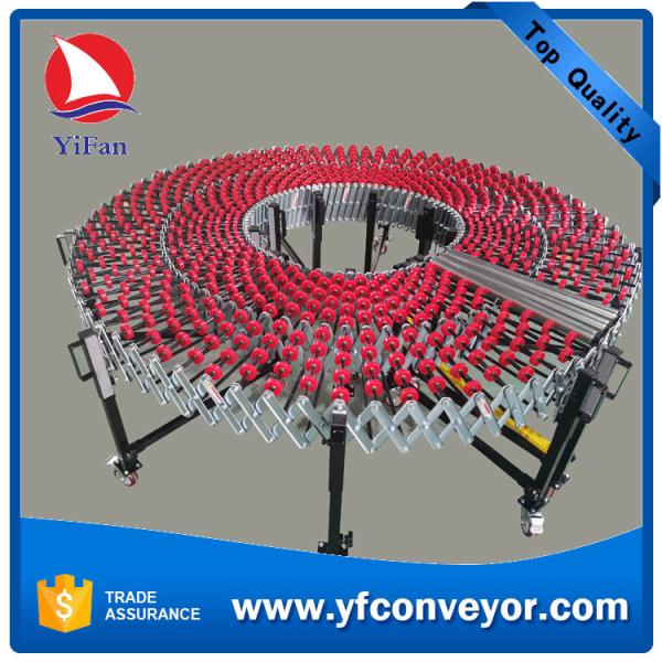 Buy Telescopic Plastic Gravity Skate Wheel Conveyor at wholesale prices