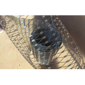 Stainless Steel Architectural Hand Woven Rope Mesh for Swimming Pools