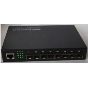 China Full Duplex 8 Ports Fiber Optic Switch to RJ45 Port  with  VLAN and QoS on sale China Full Duplex 8 Ports Fiber Optic Switch to RJ45 Port  with  VLAN and QoS on sale