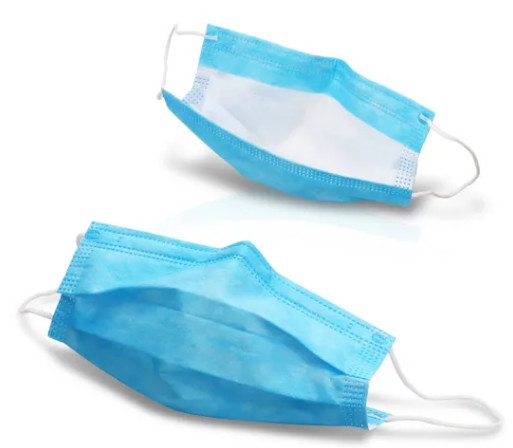 Health Protective 3 Ply Non Woven Face Mask dustproof For Blocking Dust Air