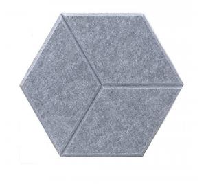 China Carved Hexagonal Acoustic Panels Sound Proofing Home Studio Workspace on sale