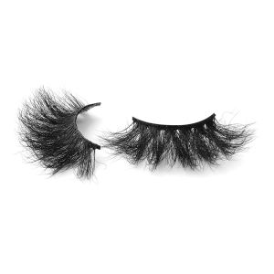 Recyclable 3D 25mm Cruelty Free Magnetic Eyelashes With Regular Packaging