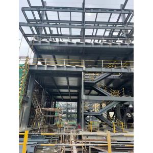 Q345b Prefabricated Library Stadium Steel Structure Commercial Building