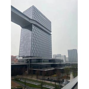 Semi Unitized Fire Resistant Glass Facade Engineering Solutions