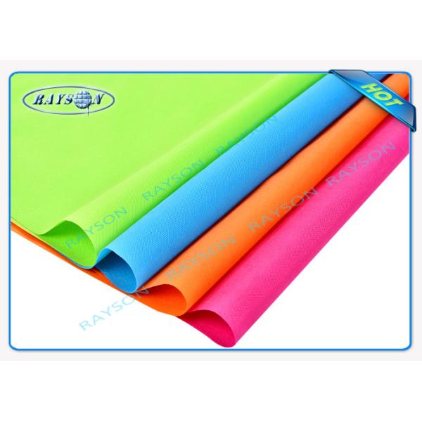 Buy Red Orange Colorful PP Spunbond Non Woven Fabric Shopping Bag Making Material at wholesale prices