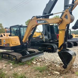 Used SANY Digger SY60 Secondhand 6ton Small Type Mini Crawler Excavator