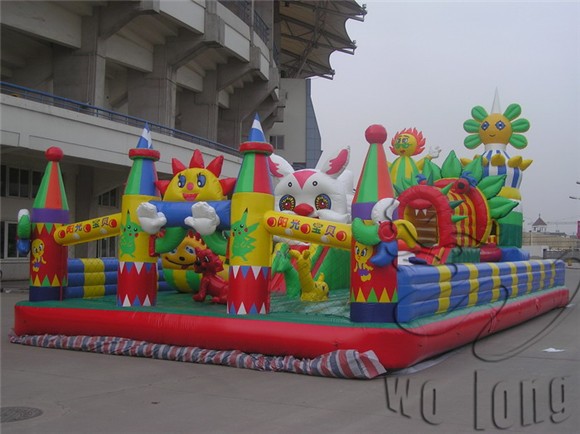 high quality colorful commercial sunny baby inflatable bouncer