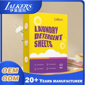 Ultra Concentrated Laundry Cleaning Sheets Hypoallergenic For Sensitive Skin