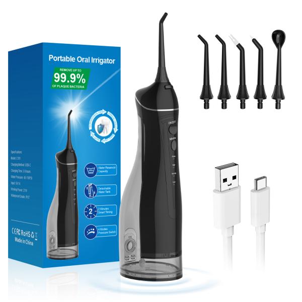 CE Rechargeable Dental Care Water Flosser Electric Tooth Punch with IPX7