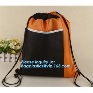 China Custom made printed non woven fabric drawstring shoe dust carrier bag with logo/wholesale nonwoven cheap carry travel sh on sale