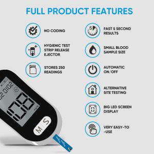 Digital Hospital Electronic Blood Glucose Meter Accurate Check Glucometro