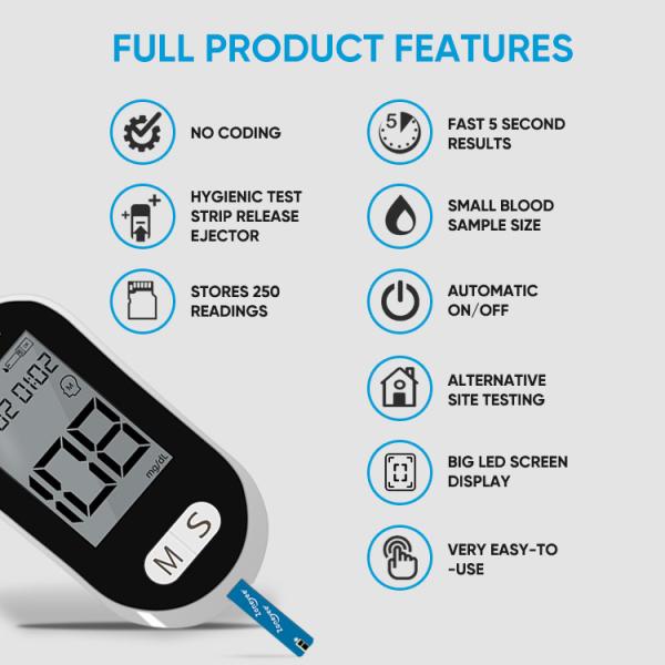 Intelligent Blood Glucose Meter Smart Blood Glucose Meter Blood Glucose Test