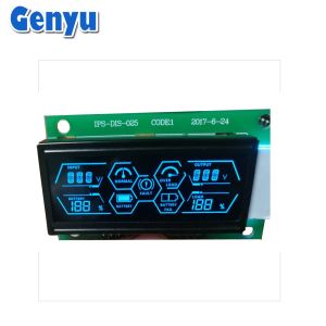 Black Negative Transmissive VA LCD Display HT1621 Driver RGB LED Backlight