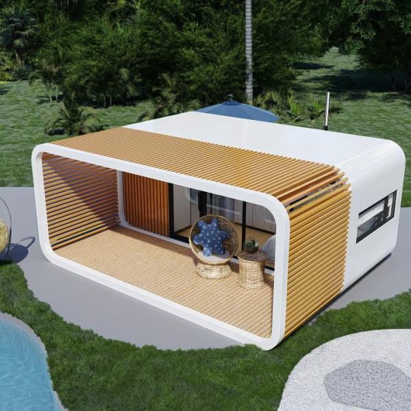 Buy Customized Prefab Modular House 20FT Apple Cabins Heat Resistant at wholesale prices