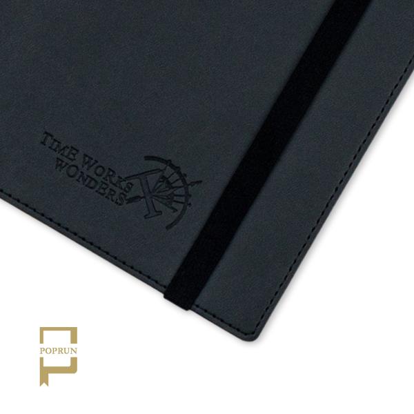 Softcover Weekly Daily Planner 2023 Black 100GSM Ivory Paper