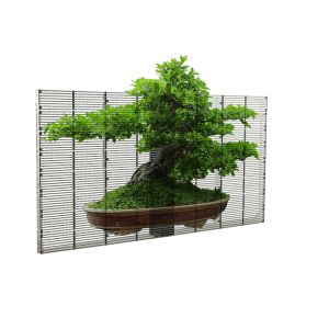 Ultra Thin LED Display P12mm transparent glass advertising