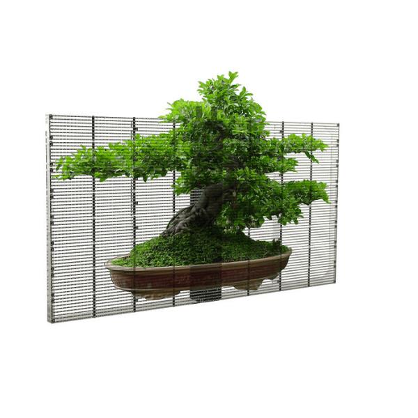 Buy Ultra Thin LED Display P12mm transparent glass advertising at wholesale prices