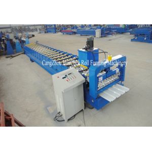 Trapezoid Cold Roll Forming Machine With Manual / Hydraulic Uncoiler