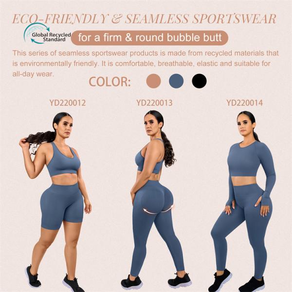 Sportswear Reversible Eco Friendly Yoga Set for Gym and Fitness 2022