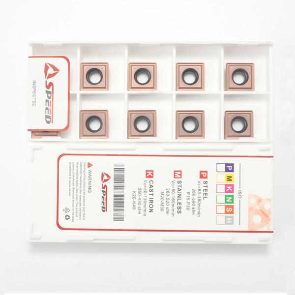 Speed Tungsten Carbide SPMG U Drill Inserts SPMG110408 PVD/CVD Coated Steady OEM Service