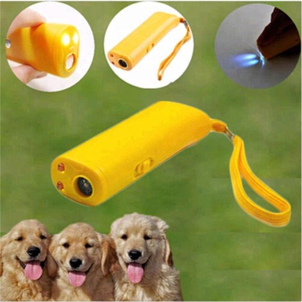 Buy LED Rechargeable Ultrasonic Dog Repellent Handheld Dog Deterrent to Stop Bark Device at wholesale prices