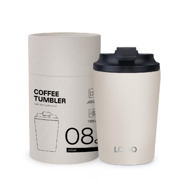 Spill Proof Thermos Cup For Car Travel With 12-Hour Heat Retention