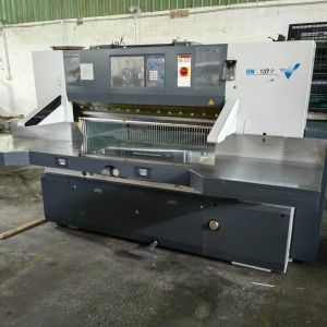 Precision 4000 KG Hydraulic Computerized Paper Cutter Guillotine Machine Voltage