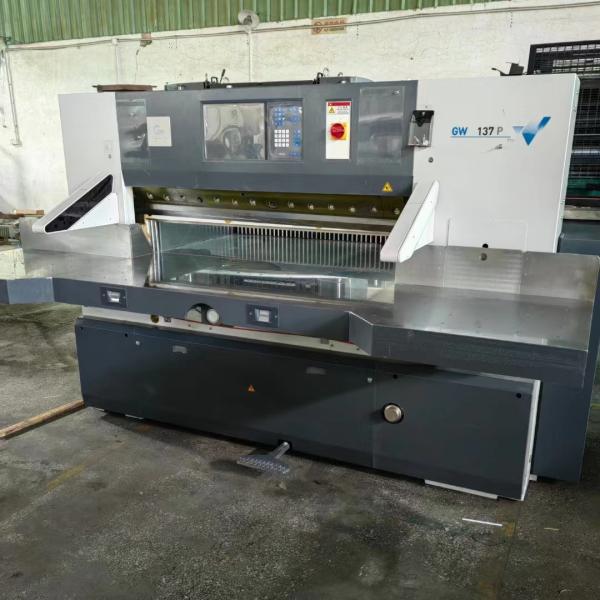 Precision 4000 KG Hydraulic Computerized Paper Cutter Guillotine Machine Voltage