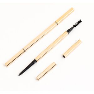 Waterproof Automatic Eyebrow Pencil With Brush Double Head