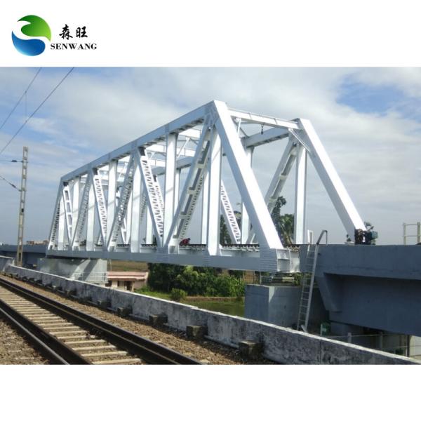 Prefabricated Steel Pedestrian Bridges Wide Span Metal Walkway Bridge Steel