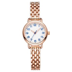 ODM Automatic Ladies Wrist Watch 1ATM Waterproof With Mushroom Buckle