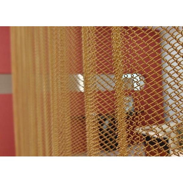 40%-85% Open Area Decorative Wire Mesh with Diamond Width of 5.5-35mm and