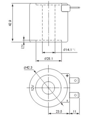 Natural Gas Electromagnetic Induction Coil For High Pressure Reducer