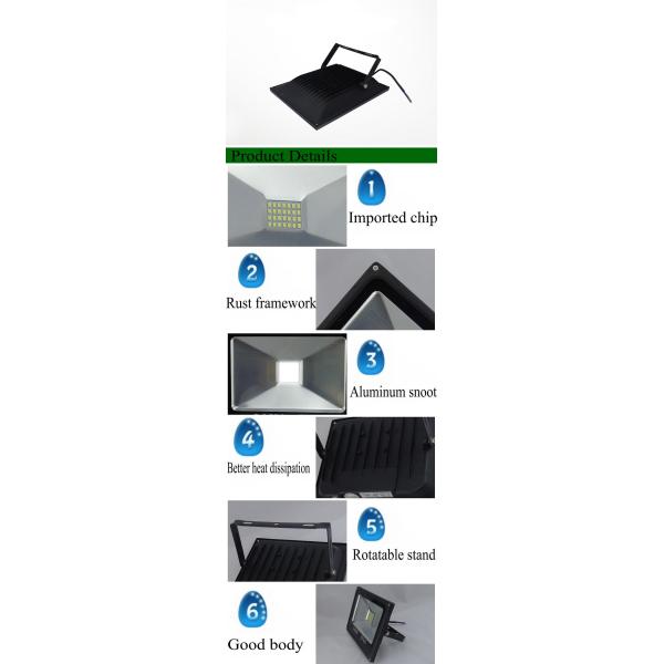 High Power Dimmable Outdoor LED Flood Light 140Watt With Bridgelux Epistar chip MEANWELL Driver