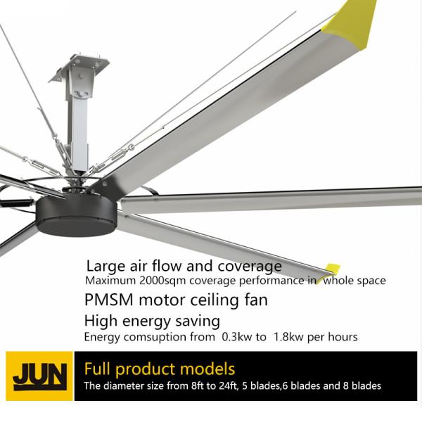 Large Airflow HVLS Ceiling Fan