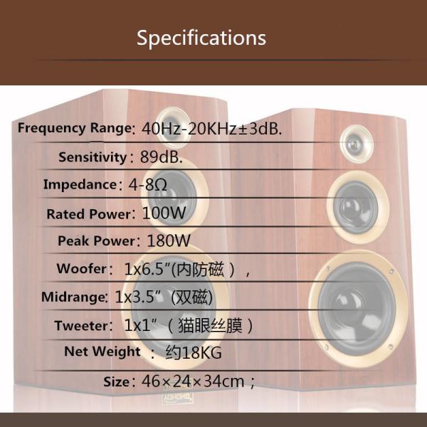 Battery Powered Active Sound Monitor 10-120w Output Power Ideal for Live Performances