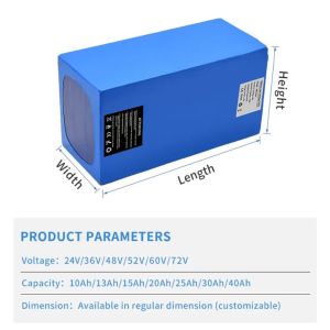 24v Rechargeable Lithium Ion Battery Packs 48v 36v For Powered Scooter