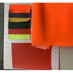 PU PVC Waterproof Coated Fabric , 48'' Polyester Lining Material Artificial