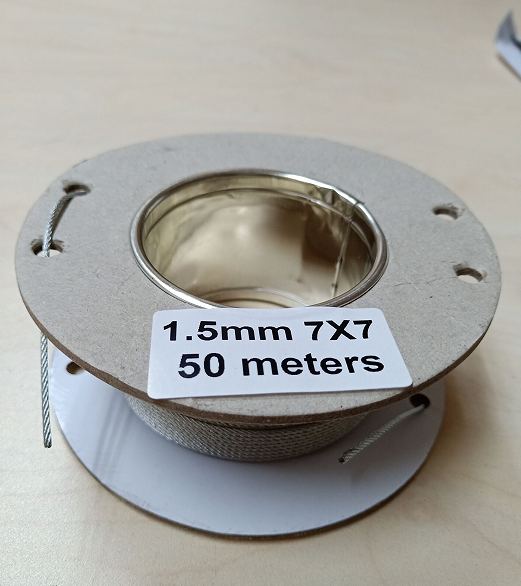 Insulated Mechanical Wire Gripper Cable Hanging Steel Wire Rope For Led Light